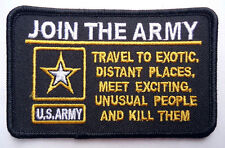 JOIN THE ARMY HOOK FASTENER PATCH  picture