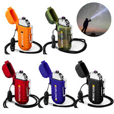 Dual Arc Plasma Electric Flameless Lighter USB Rechargeable Waterproof Windproof picture