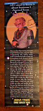 1993  Star Trek All I Need to Know About Business Poster Signed Quark ChronicLer picture