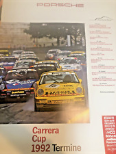 AWESOME Factory original ￼Porsche Cup Carrera Poster 1992 Termine picture