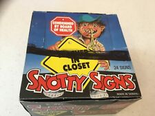 1986 SNOTTY SIGN'S 24 CT. BOX GREAT BUY AT A GOOD PRICE. picture