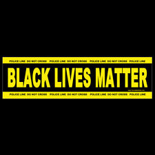 Black Lives Matter BUMPER STICKER or MAGNET brutality abuse protect defend help picture