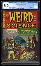 Weird Science #14 CGC VF 8.0 Off White to White EC Science Fiction Robot Cover picture