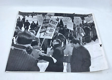1967 Original b/w Photo Vietnam Protest Jozef Mlot-Mroz Harvard Carrol Myett picture