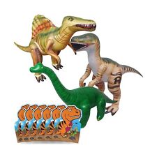 Jet Creations Raptor Spinosaurus Brachiosaurus Jurassic Dinosaur Inflatable, ... picture