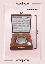 Spherical Crown Densiometer, Convex Natural Wooden Enthusiast Gift picture
