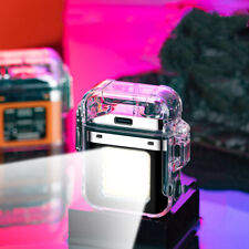 Transparent Case Waterproof Lighter Power Display Outdoor Lighting picture