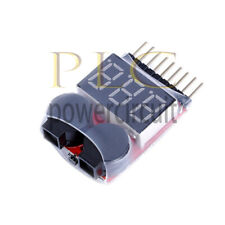 1PCS 1-8S BB ring lithium battery low voltage LED display tester buzzer alarm picture