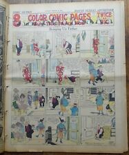 1923 Boston Advertiser Newspaper; Color Comics, Leon Trotsky ,Auto Show Edition picture