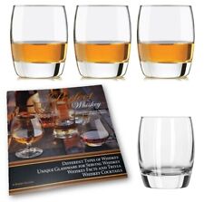 4-PC LIBBEY 9.5 OUNCE TASTING GLASSES & PERFECT WHISKEY SOFTCOVER RECIPE BOOK picture