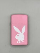 Vintage 2011 Playboy Bunny Head Logo Pink Slim Zippo Lighter. Rare picture
