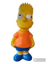 1990 Bart Simpson Coin Bank Signed & Dated picture