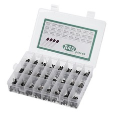 840 PCS PNP NPN Power Transistor Assortment Kit 24 Types Electronic Component picture