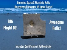 Space X Starship Historic Flight 10 Super Heavy Booster 16 Relic Zotek Panel picture
