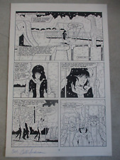 ROBOTECH: MACROSS SAGA PAGE 6 ORIGINAL ART BILL ANDERSON INKS + SIGNATURE picture