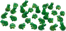 30 Pcs Resin Mini Frogs Green Frog Miniature Figurines Animals Model Fairy Garde picture