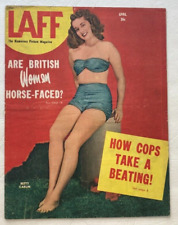 Vintage Pin-Up LAFF Magazine April 1947 Betty Carlin June Kirby Lots of Jokes picture