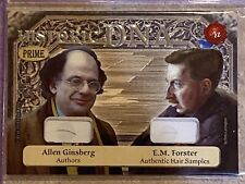 2024 HISTORIC AUTOGRAPHS PRIME ALLEN GINSBERG E.M. FORSTER DUAL HAIR DNA 1/10 picture