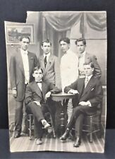 RPPC Libertad Igualad Fraternidad Antique 1915 Postcard Signed By Young Boys Men picture