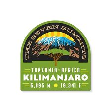 Mt. Kilimanjaro Seven Summits Decal Sticker picture