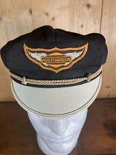 Vintage 40’s 50s Harley Davidson Motorcycle cap hat Size 5 7/8. picture