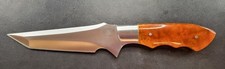 Badass Blades Homemade D2 Steel Combat Survival Knife Orange Resin- BA910 picture