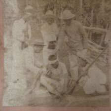 1900 Insurrecto Lines Philippine-American War Stereoview James M. Davis VG A2 picture