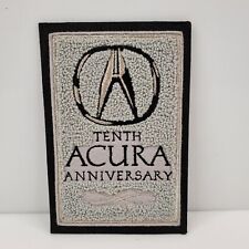 Rare Vintage 1996 Acura Tenth Anniversary Dealership Patch 10th Gray USA picture