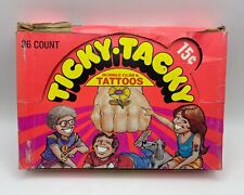 1971 Donruss Ticky-Tacky Bubblegum and Tattoos Full Box picture