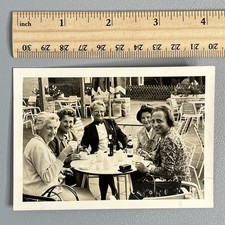 Vtg 1960s Elderly Butch Lesbian GNC Woman Tuxedo Cravat Cafe LGBTQ History Photo picture