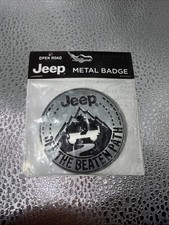 Jeep Metal Badge JEEP OFF THE BEATEN PATH picture