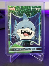 2026 Topps Marvel Neon Jeff The Land Shark green refractor 01/99 FRESH 1ST ONE picture