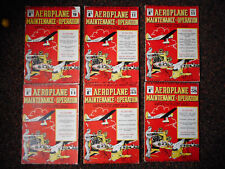 6x rare WW2 1939 & 1940 dated Aeroplane Maintenance & Operation magazines - ATC? picture