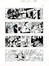 CARMINE INFANTINO BATMAN vs PENGUIN CR #45 ORIGINAL PRODUCTION ART PAGE COMIC picture