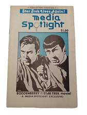 1975 Media Spotlight STAR TREK Lives Collector Issue #1, RARE Int. Roddenberry picture
