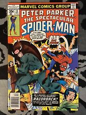 PETER PARKER THE SPECTACULAR SPIDER-MAN #13 (1977) 1st APPEARANCE OF RAZORBACK picture