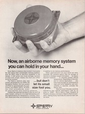 Sperry Airborne Memory System Vintage 1977 Tech Magazine Ad Print picture