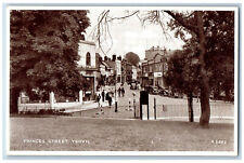 Yeovil Somerset England Postcard Princes Street c1920's Photo Brown Antique picture