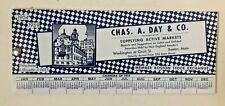 Vintage 1959 Stock Market Advertising Note Pad Charles  Day Co. Boston MA picture