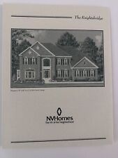 NV Homes THE KNIGHTSBRIDGE New Model Layout Floorplan Ad Booklet Leesburg VA 97 picture