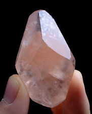 30g Natural Pink Fluorescent Bicuspid Calcite Mineral Specimen / Hubei China picture