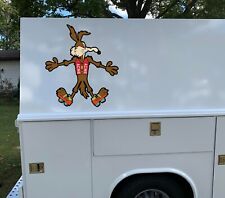 Wile E Coyote Hitting Wall Splat Wiley Vinyl Decal Sticker Wolf Funny Car Decal picture