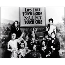 Lips that Touch Liquor Prohibition Temperance photo Old Women's Lib Vintage 8x10 picture