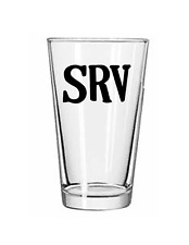 Stevie Ray Vaughan - Rock and Roll 16 oz Pint Beer Tumbler Tea Glass 103 picture