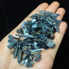 100ct  EXCELLENT CLEAR BLUE GREEN VIVIANITE CRYSTALS SPECIMEN FROM Brazil picture