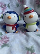 Penguin Salt and Pepper Shaker Set Holiday Christmas 2012 Target Brands Inc. USE picture