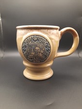 Bones Coffee Co. Deneen Pottery 2019 Christmas Vacation Mug 198/500 & Sticker picture