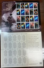 Hubble Telescope Space Vintage 1999 MINT Sheet of 20 US Stamps 3384-88 USPS picture