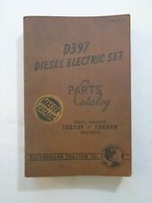 1956 Vtg Caterpillar Tractor Master Parts Catalog D397 Diesel Electric Set N1 picture