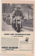 Harley Davidson Hydra-Glide Motorcycle Vintage Graphic Advertising Poster Print picture